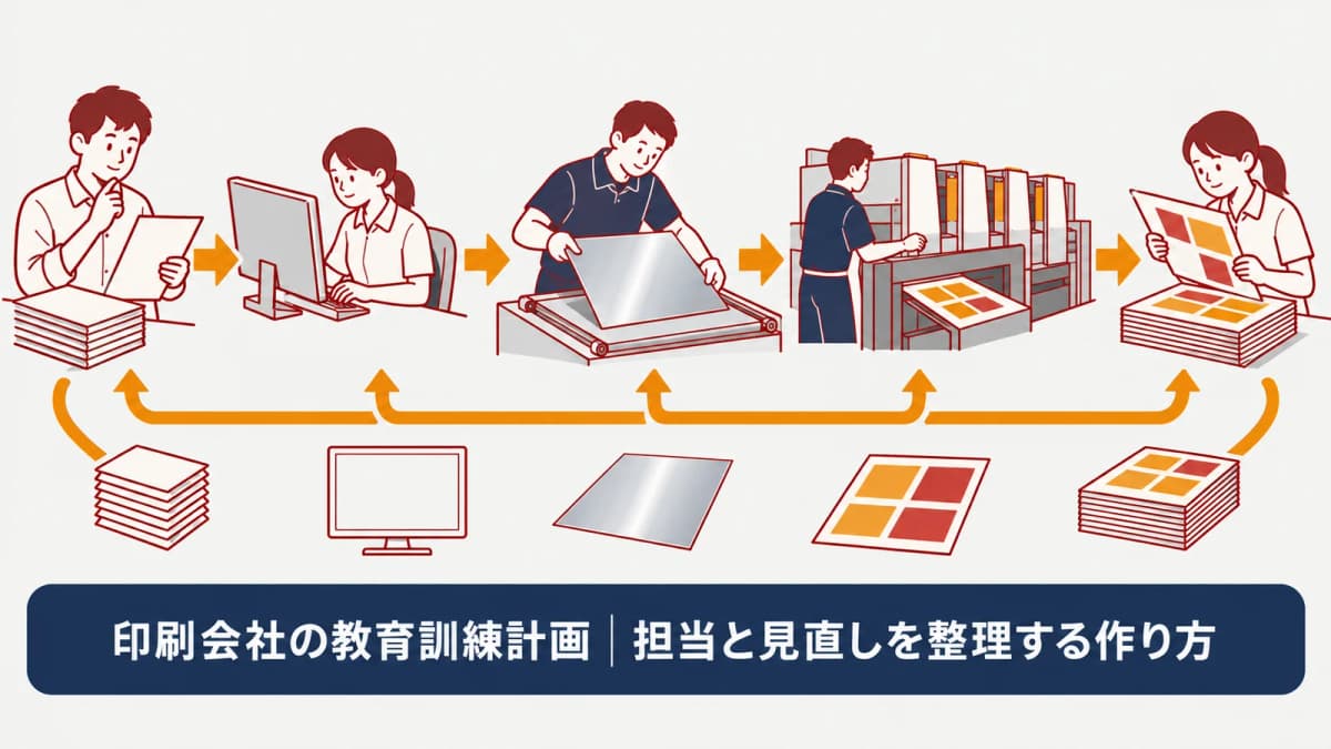 教える作業の順番を決める図