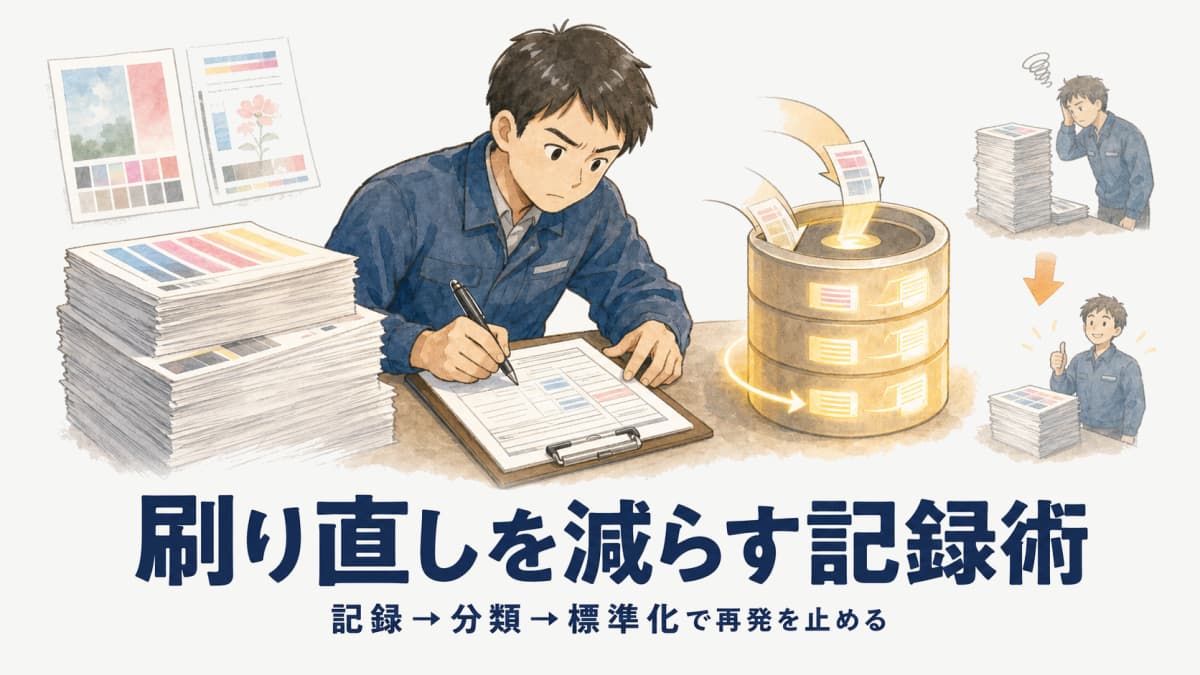 印刷のクレーム・刷り直しを減らす管理術|再発防止の記録法【2026年版】