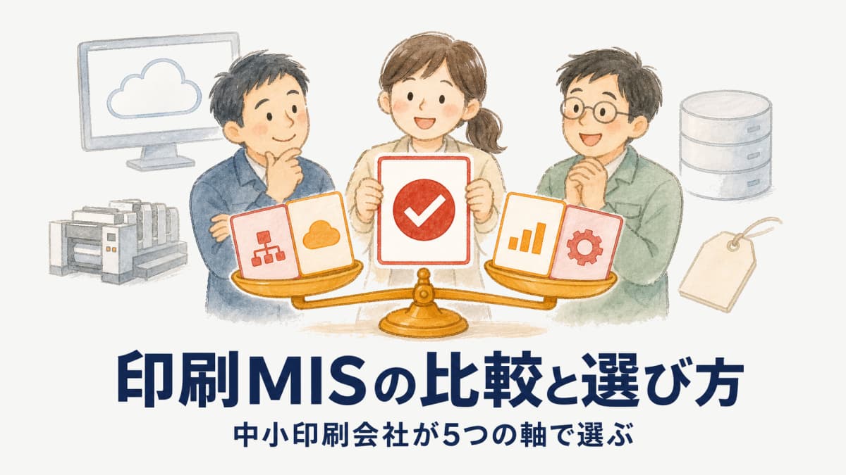 印刷業向けMIS(管理システム)の比較と選び方|中小印刷会社の選定【2026年】