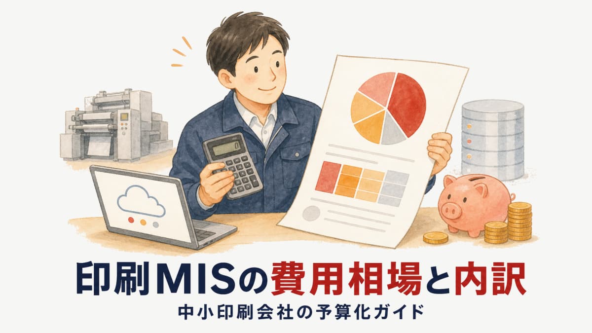 印刷管理システム(MIS)導入の費用相場と初期費用|中小印刷会社の予算【2026年】
