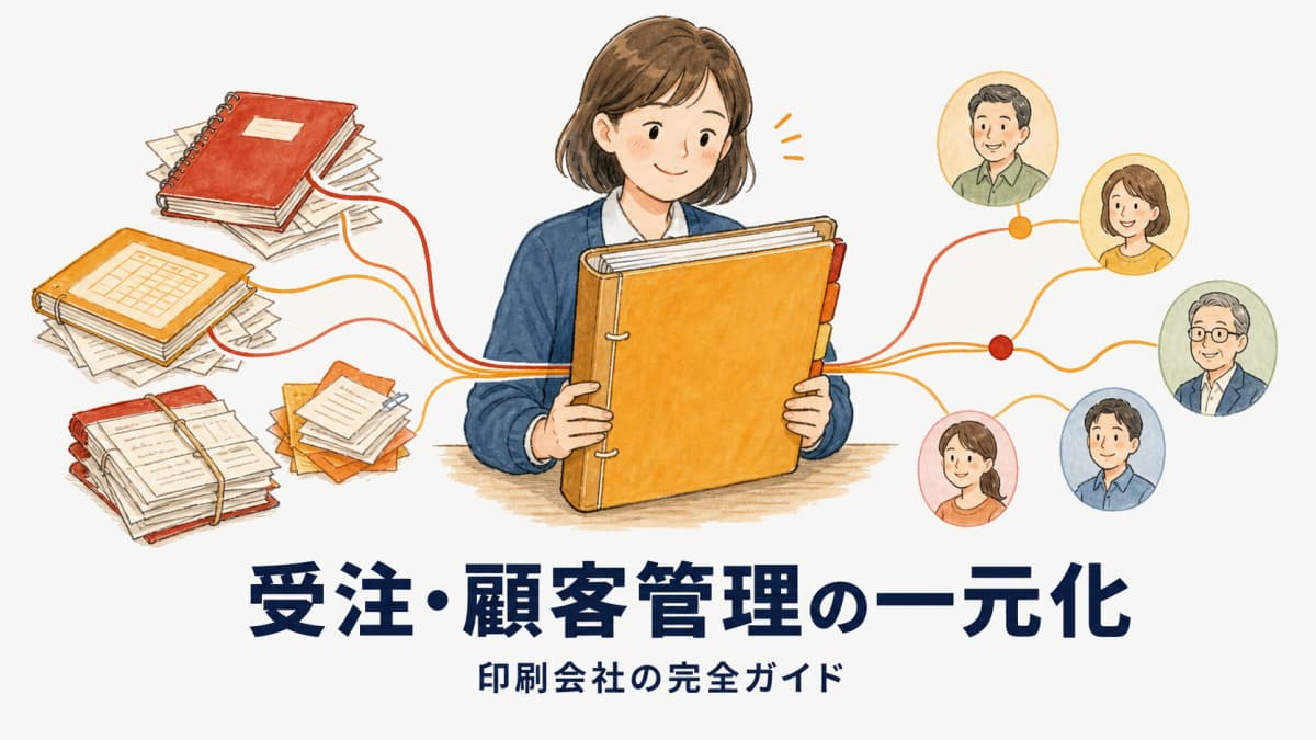 印刷会社の受注管理・顧客管理を一元化する完全ガイド【2026年版】
